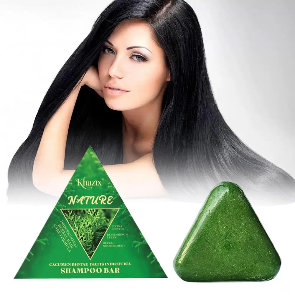 

120g Usman Grass & Platycladus Herbal Shampoo Soap Refreshing Plant Oil & Clean Control Herbal Itching Extract F0W7