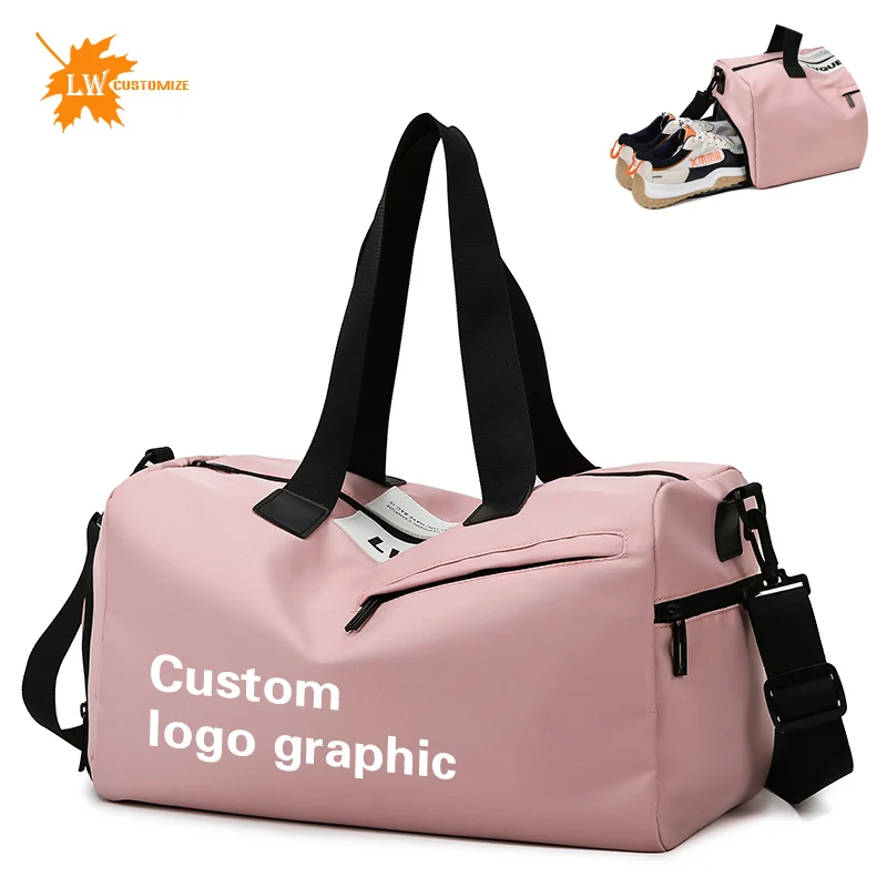 Wholesale Custom Gym Fitness Bags Wet Dry Separation Short distance Travel Bags Travel Bags Weekend Yoga Bags Print Neme Logo