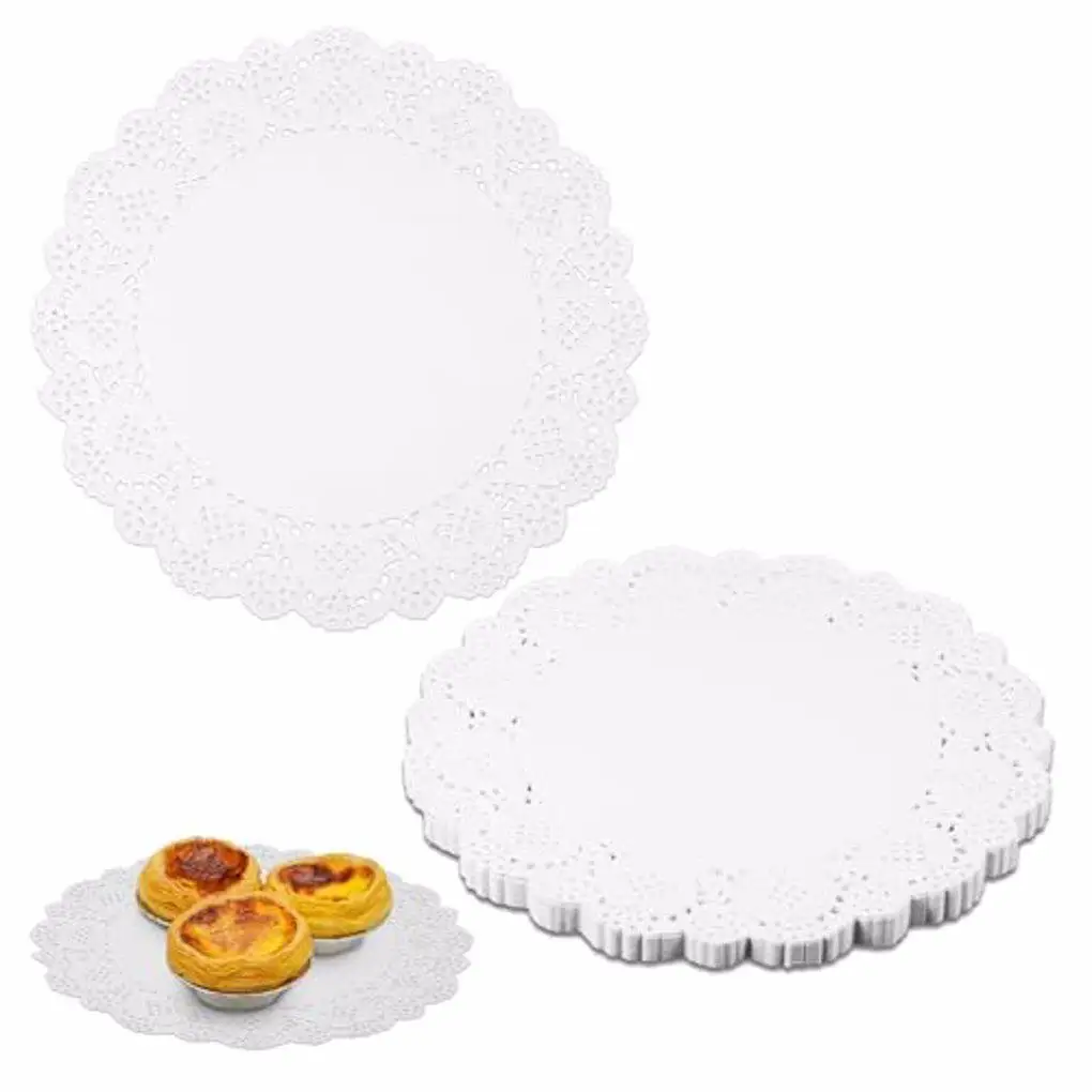 150pack/lot Proper Size Paper Doilies Buffets And Dessert Displays Unique White Lace Paper Doilies