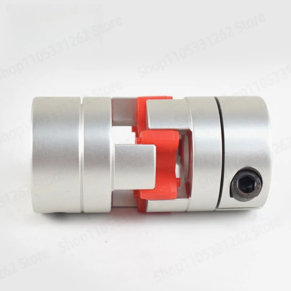 Plum Blossom Coupling Aluminum Alloy Clamping Coupling, Elastic Coupling Servo Stepping Motor Screw Coupling