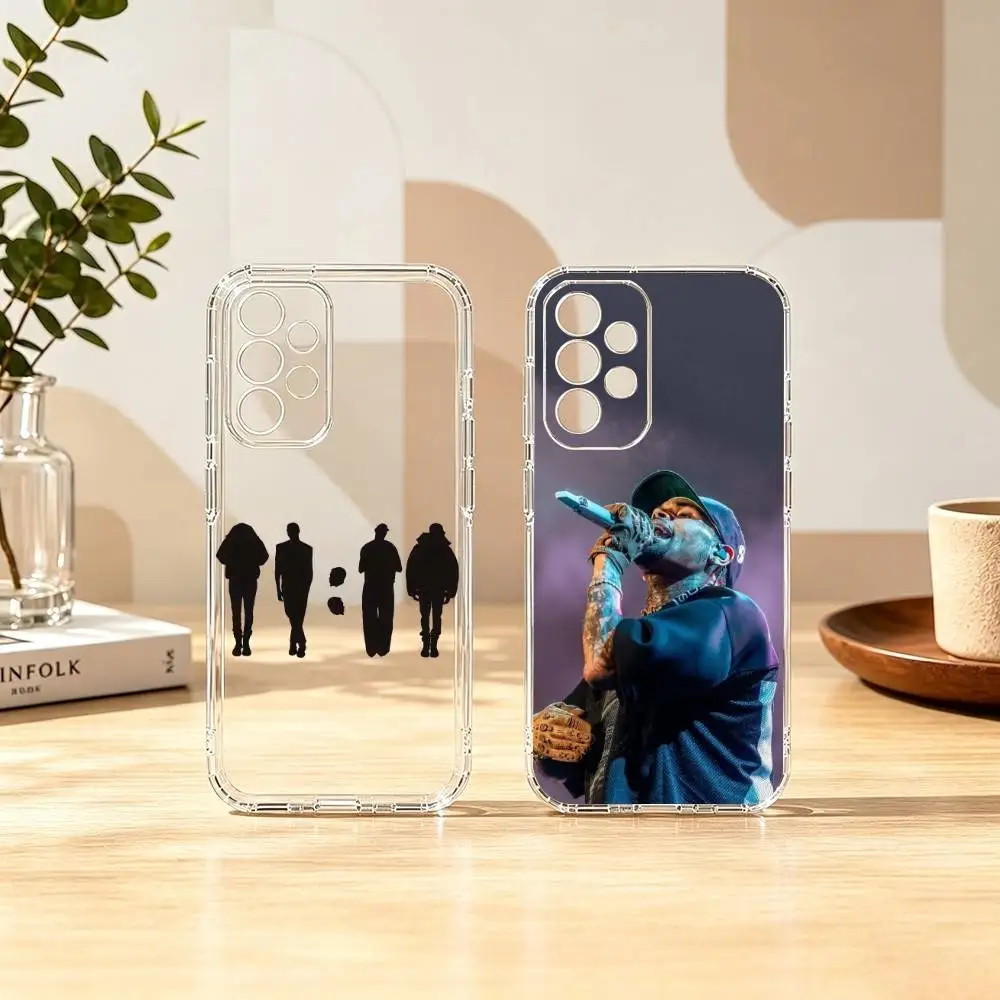 Singer C-Chris Brown Gift Phone Case For Samsung S25,S24,S21,S22,S23,S30,Ultra,S20,Plus,Fe Transparent Cover