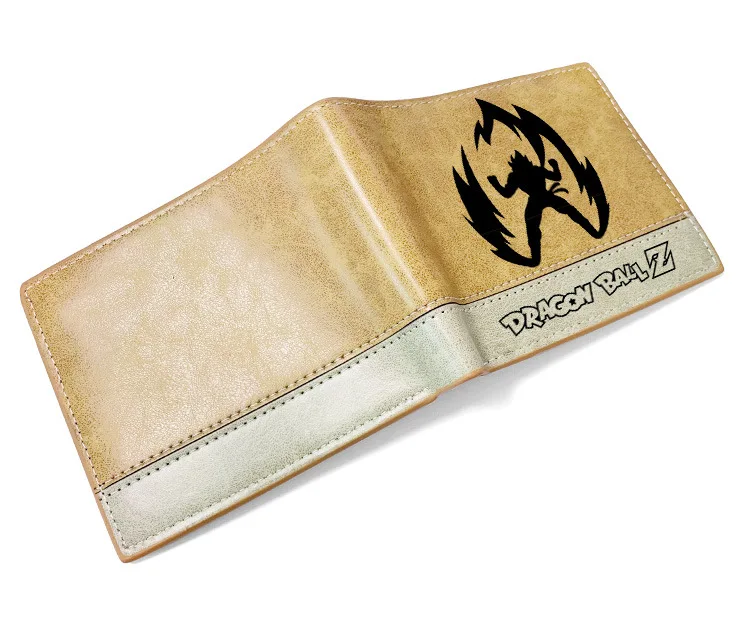 Anime Dragon Ball Pu portefeuille Son Goku Kakarotto figurines dessin animé imprimé court Portable carte sac porte-monnaie cadeaux de vacances pour enfants