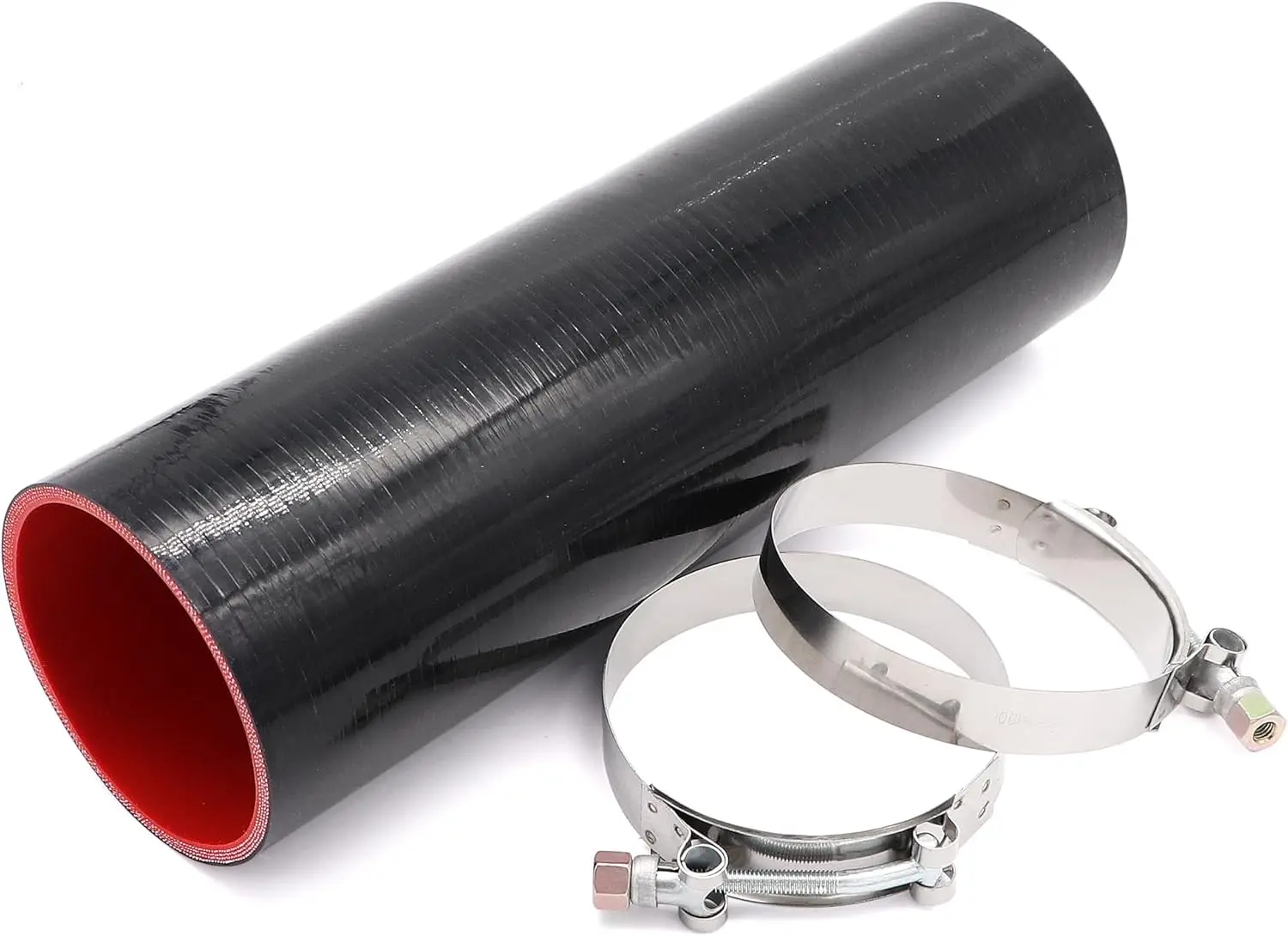 

Силиконовый соединительный шланг 3,5 дюйма, длина 12 дюймов, толщина 5 мм, для впускного/выпускного турбонагнетателя/интеркулера, с 2 Т-образными хомутами из нержавеющей стали