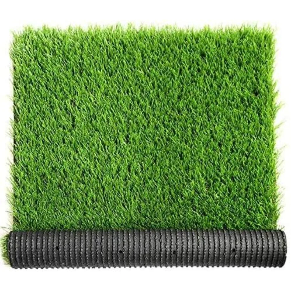 

Realistic Deluxe Artificial Grass Synthetic Thick Lawn Turf Carpet -Perfect for Indoor/Outdoor Landscape