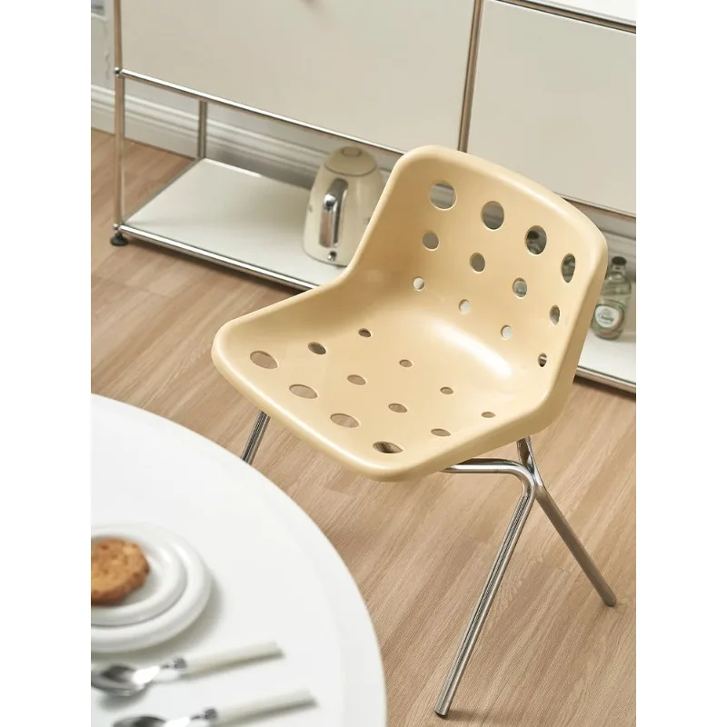 

Simple coffee medieval cheese back dining chair