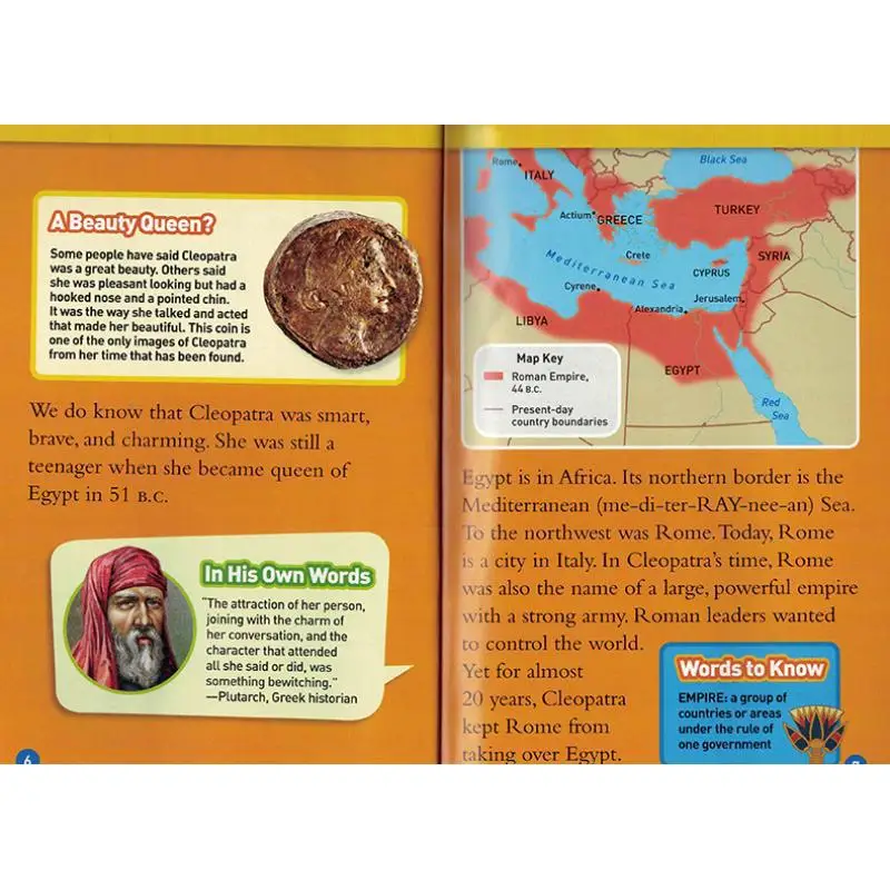 National Geographic Readers Cleopatra KRAMER BARBARA National Geographic 9781426321375 Book