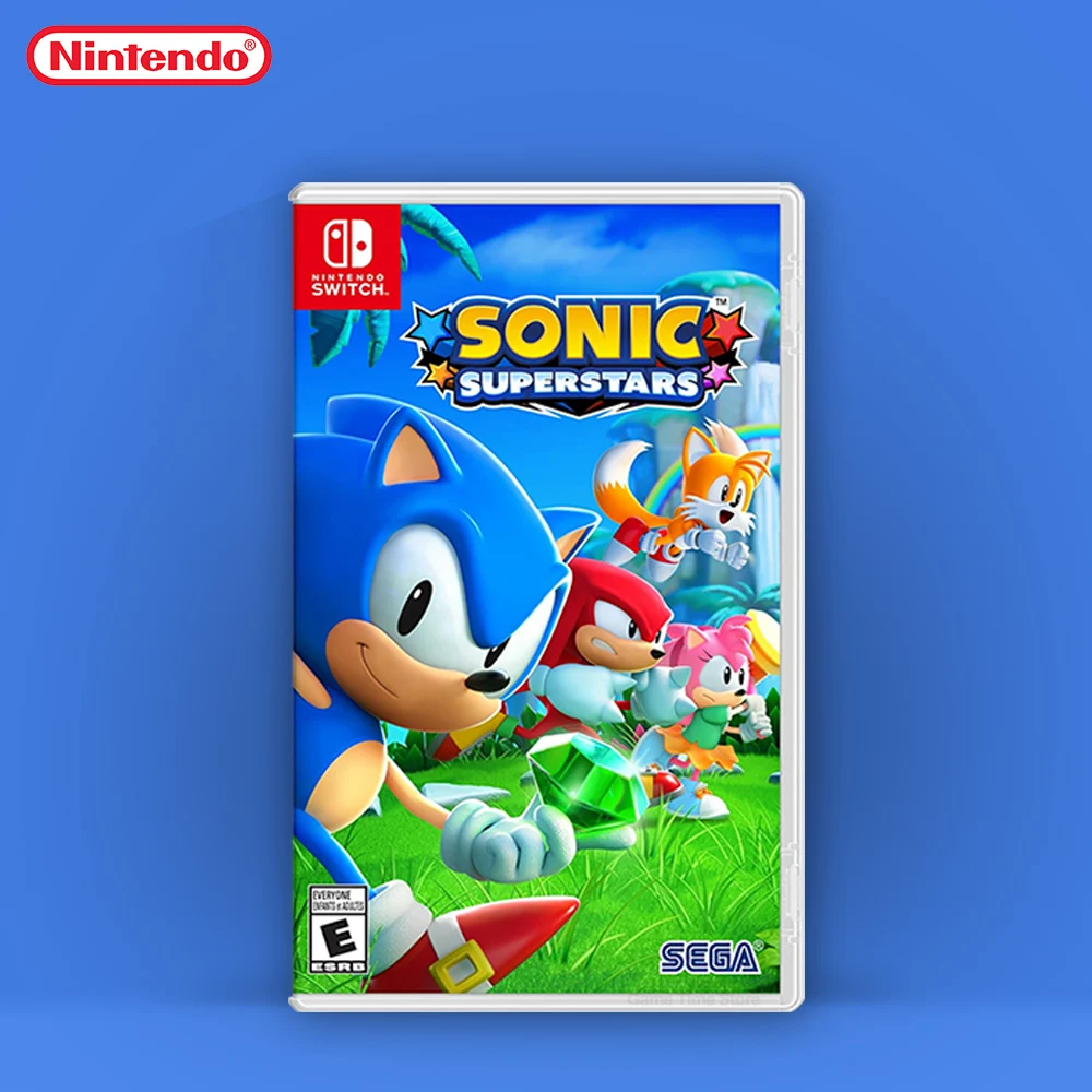 SONIC SUPERSTARS Nintendo Switch Games Physical Game Card Support 1-4 Players Party Genre Multiplayer Game for Switch Console