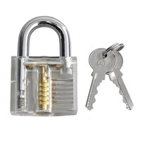 Transparent Cutaway Locks Inside View 50mm/2\
