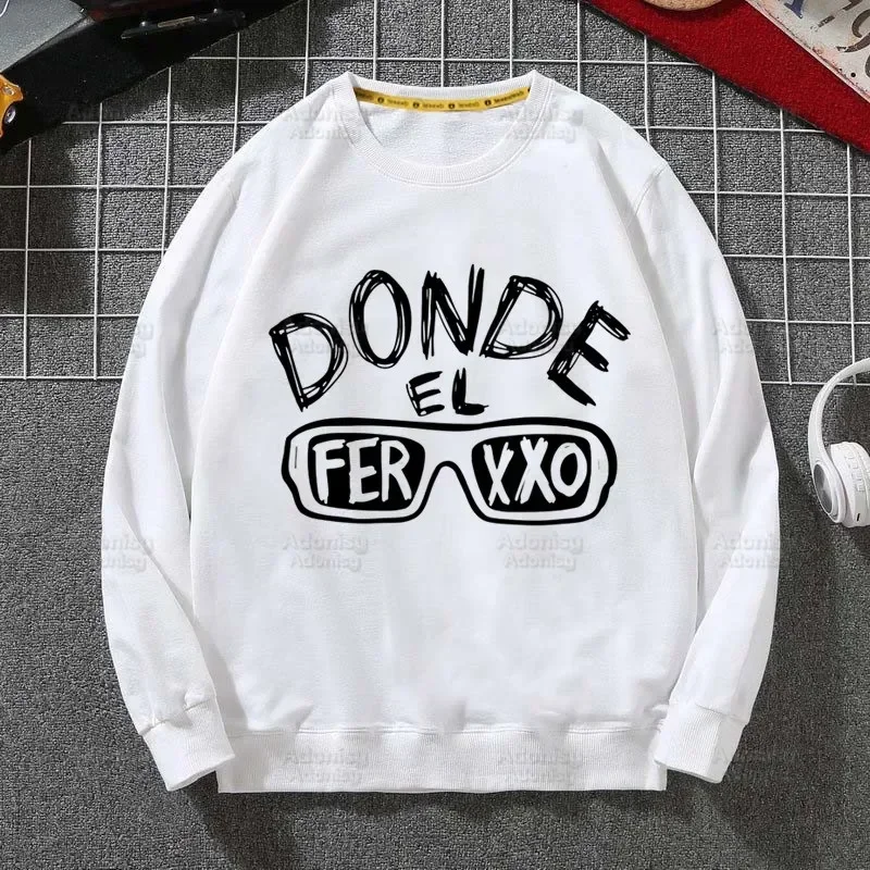 The Ferxxo Feid 90s Rapper Sweatshirts Men Woman Fashion Autumn Winter Hip Hop Feid Ferxxo Hoody Male Casual Tops