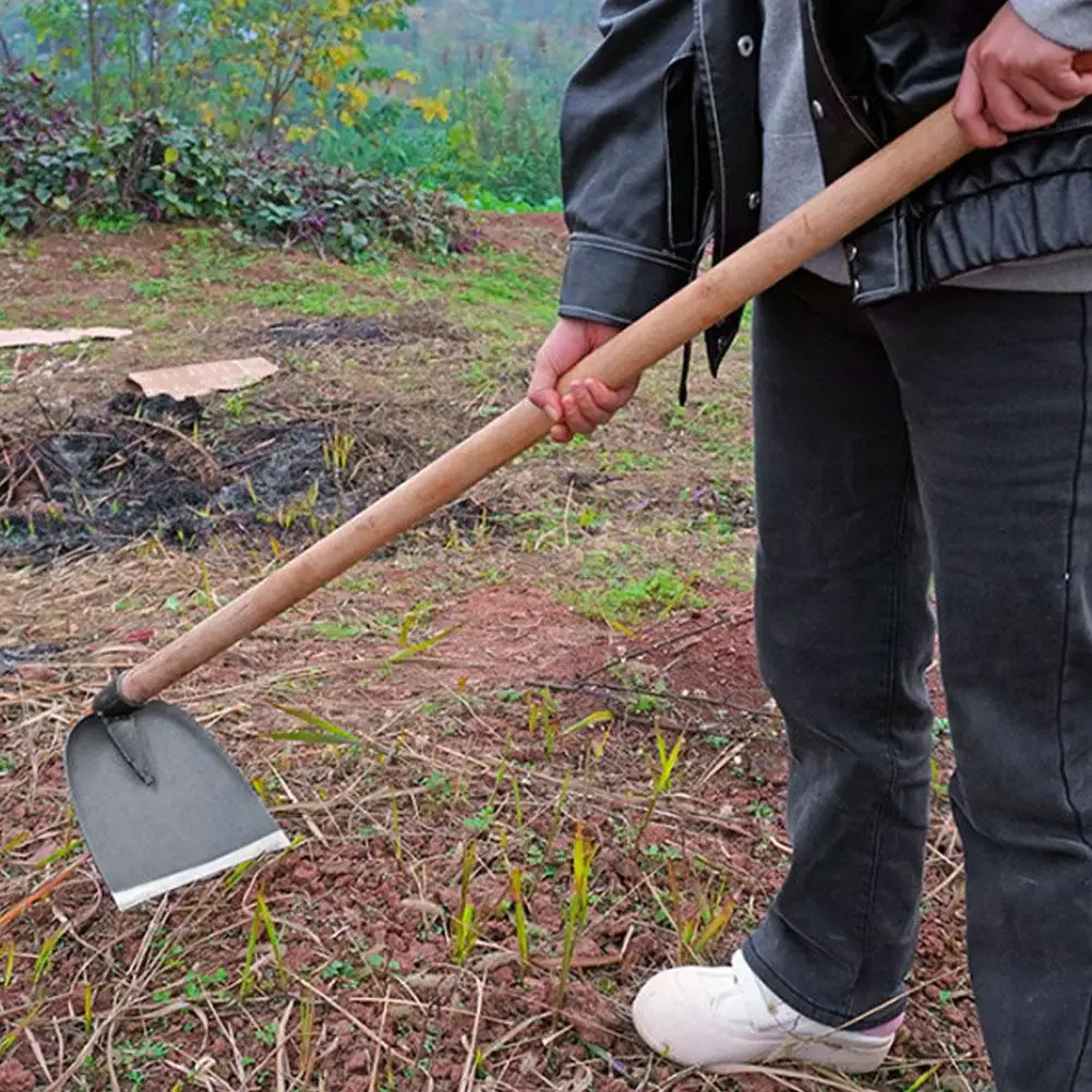 

Portable Small Hoe For Digging Soil Weeding Hoe Household Outdoor Farming Agriculture Tools Planting Vegetables Flowers