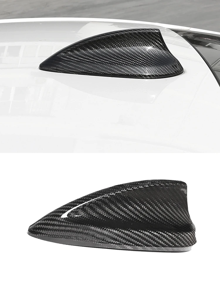 For BMW 3 5 7 Series G20 G30 G11 F30 2012 2019 2018 2020 I3 2022 Carbon Fiber Style Car Antenna Protection Cover Accessories