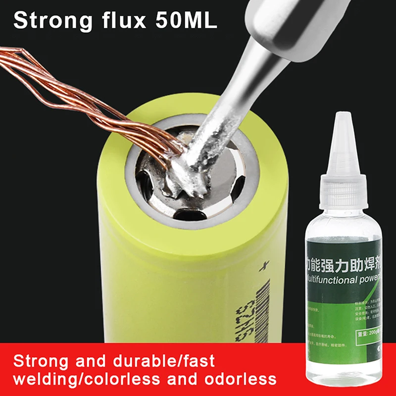 60g Soldering Flux Liquid for DIY Accessories Welding Solution for Stainless Steel Galvanized Sheet Copper Iron Battery Welding