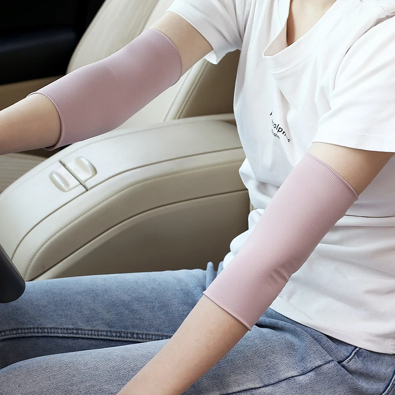 Sommer dünne Ellenbogen Schutz Arm Warm Sleeve Männer und Frauen Abdeckung Narbe Tattoo Eis hülse Laufen Fitness Elastische Hand Schutz arm Manschette