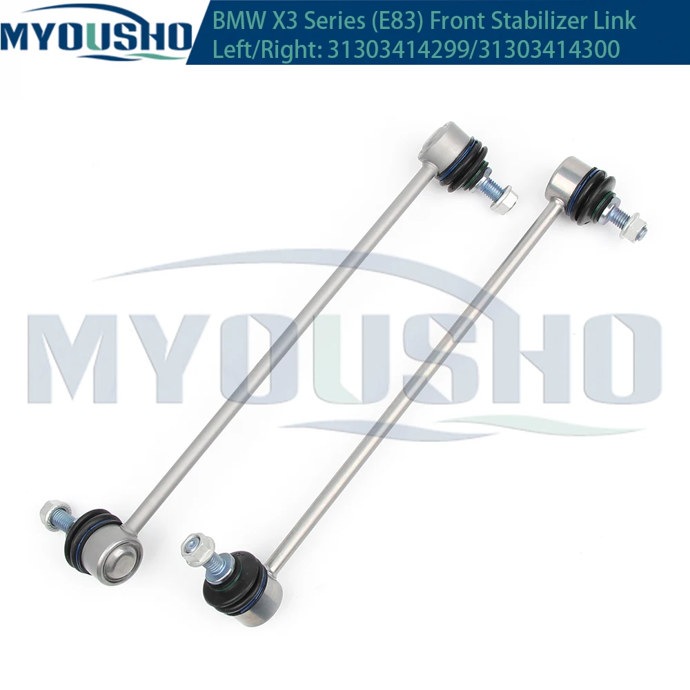 

Myousho For BMW X3 Series E83 2.0i 2.5i 3.0d 3.0i xDrive 2003-2011 Front Axle Sway Bar End Stabilizer Link Ball Joint