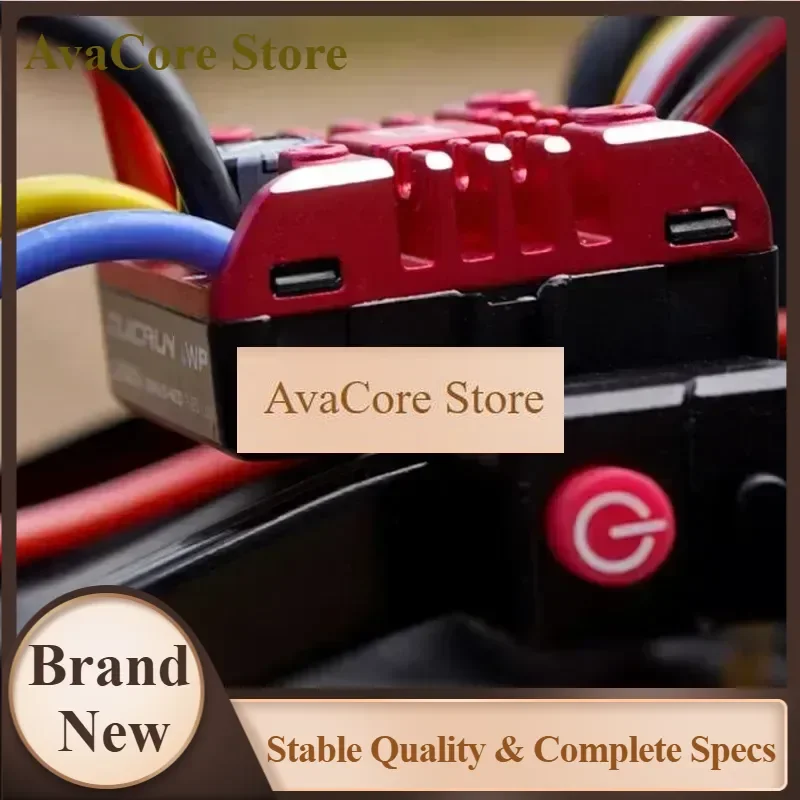 AvaCoreHobbywing QuicRun WP1080 ESC 1:10 1/8 Upgrade 1080 G2 Crawler Brush Brushed WP 80A Electronic Controller 540 550 775 Adap
