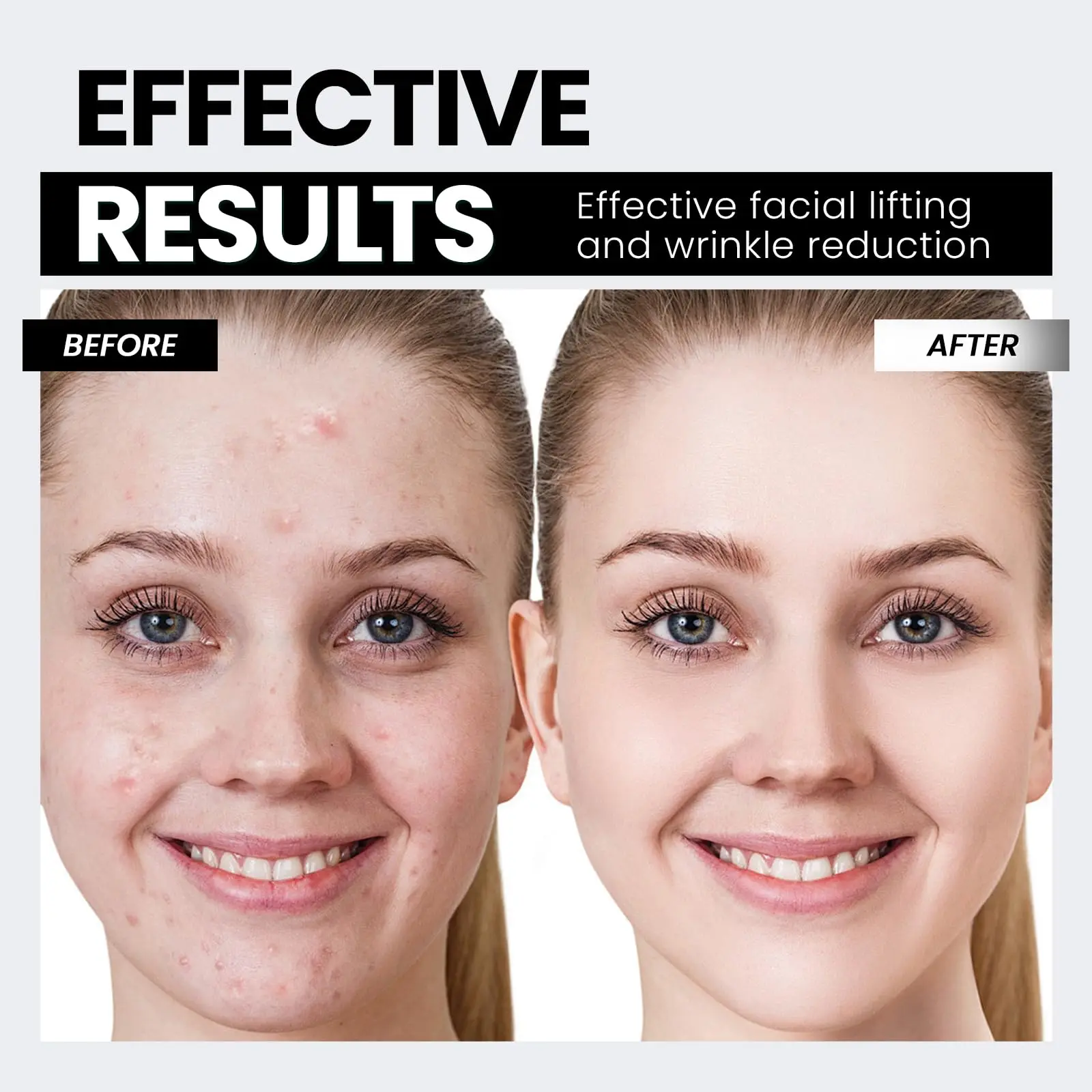 マイクロカレント美顔器、最新の赤色光技術により、顔のリフトアップと肌の引き締め、顔のしわの改善を促進します