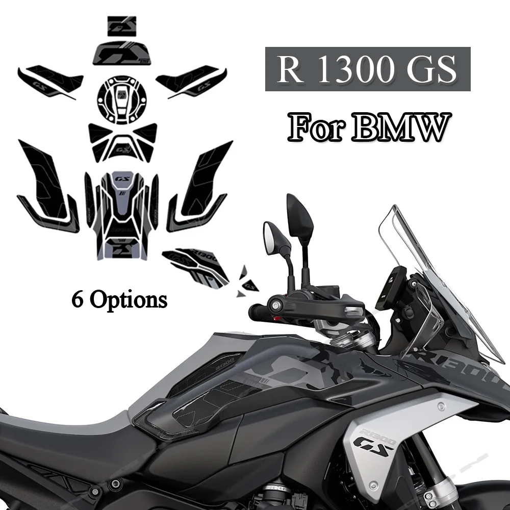 For BMW R 1300GS R1300 GS Accessories Motorcycle 3D Epoxy Resin Stickers Protection Kit Anti Scratch Decal R1300GS Fuel Tank Pad