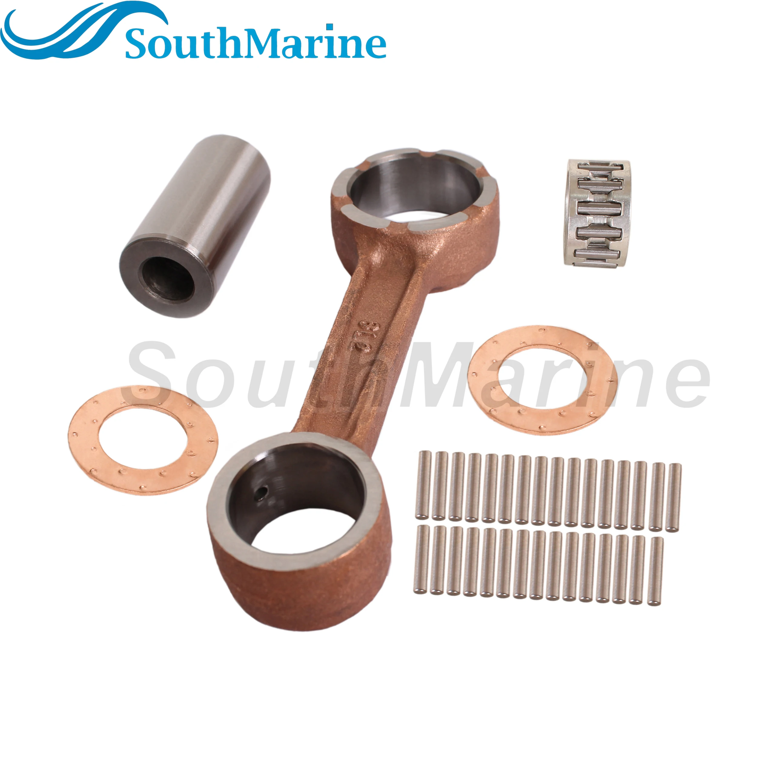 Outboard Motor 6L2-11650-00 6L2-11651-00 Crankshaft Connecting Rod Con Kits for Yamaha Boat Engine 20HP 25HP 20D 25N