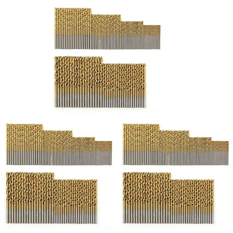 

Набор титановых сверл ABFA, 360 шт., сверла HSS для металла, стали, дерева, пластика, меди, алюминиевых сплавов, от 1 мм до 3,5 мм