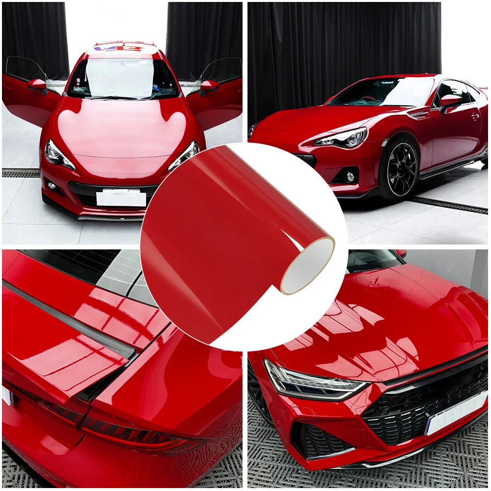 

Car Wrap Vinyl Film Ultra Gloss Vermeil Color Modified Auto Scratch-Resistant Durable Full Partial Body Motorcycles Accessories