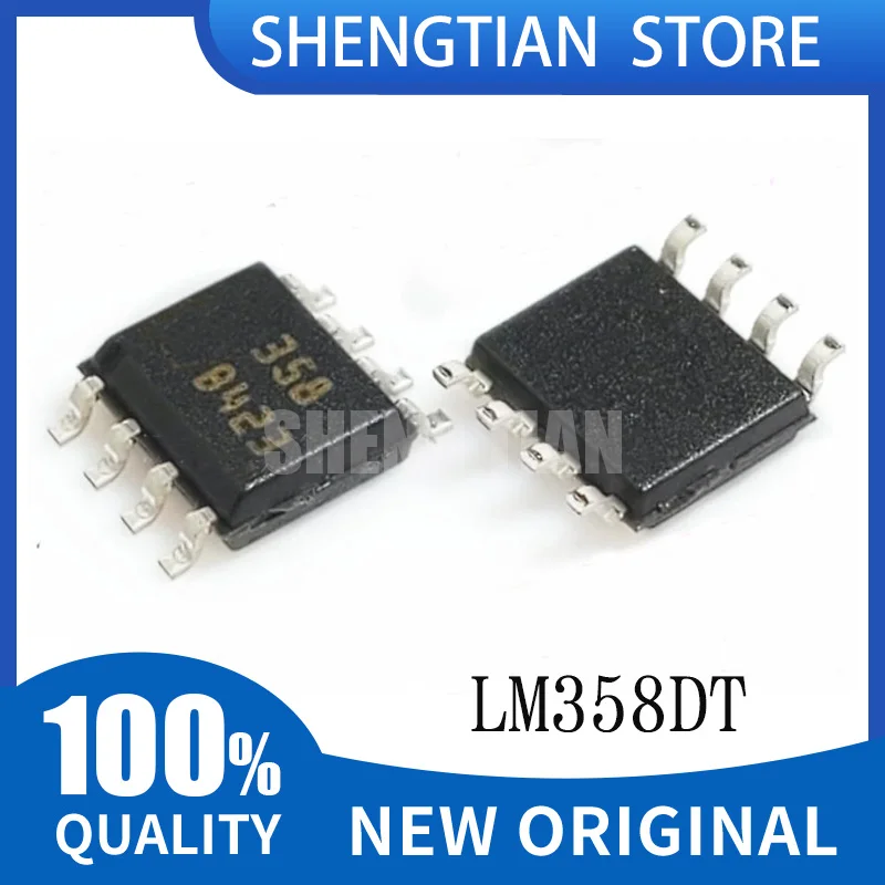 10Pcs/5pcs LM358 LM358D LM358DT SOIC-8 358 LM358DR Low Power Dual Operational Amplifier Chip IC