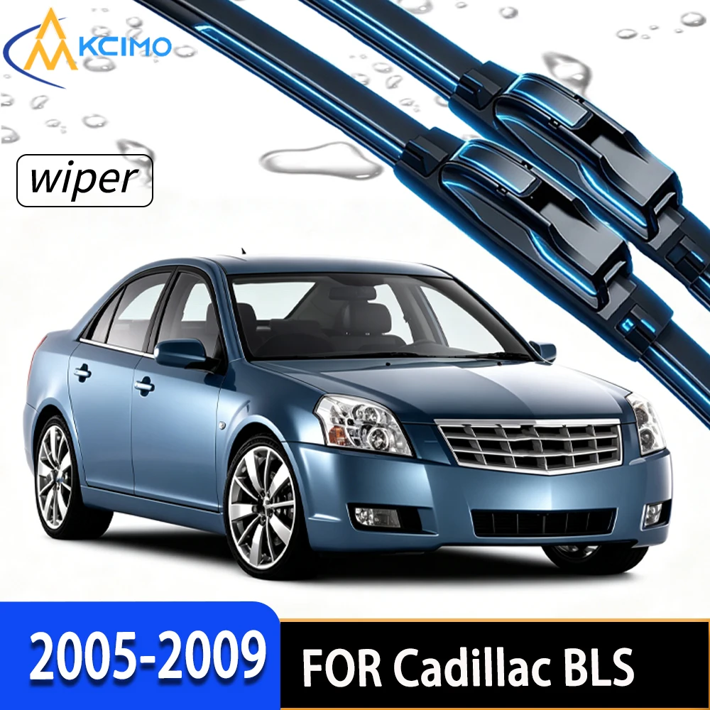 

High Performance Front Windshield Wipers with Durable High-Density Rubber, Perfect Fit for Cadillac BLS 2005-2009