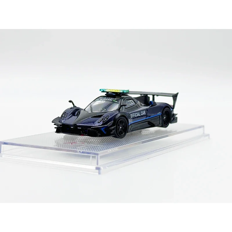 In Stock CM 1:64 Zonda Revolution Official Safety Carbon Replaceable Wheels Diecast Diorama Car Model Toys