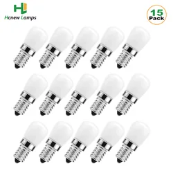 Fridge Lamp E14 3W ST28 Milky Glass Warm White Led Light Bulb Cool White 6000K Refrigerator Cooker Hood Sewing Replacement Lamps