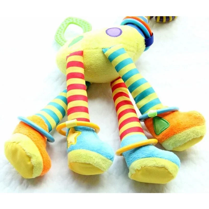 Giraffe Plush Toys Photography Accessories Teether Toys Car Bells Bed Bells Multifunctional Early Learning Giraffe Toys