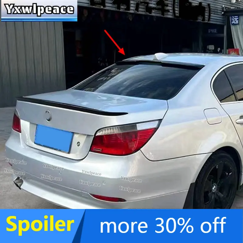 

For BMW E60 Roof Spoiler ABS Plastic Primer Color Car Rear Wing Spoiler for BMW E60 520i 528i 535i 530i 525i 2005 06 07 08 2009