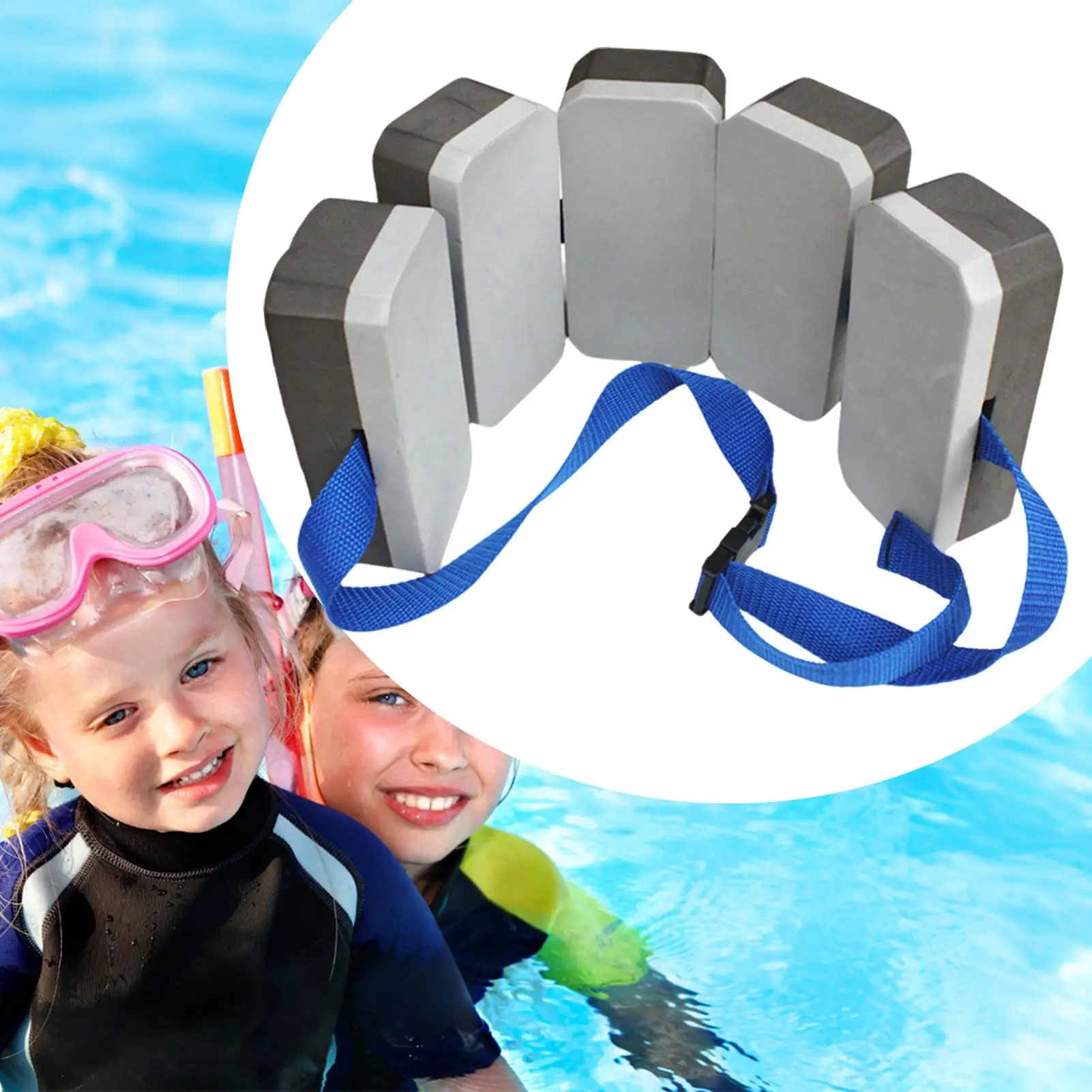 Kids Swimming Belt Children Swim Training Belt Adjustable Strap Equipment Exerciser Aid Flotation Belt Swim Trainer for Children