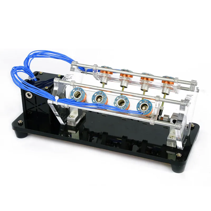 5V High Speed V-Type Electromagnet Engine Motor Model DIY Educational Teaching Toy