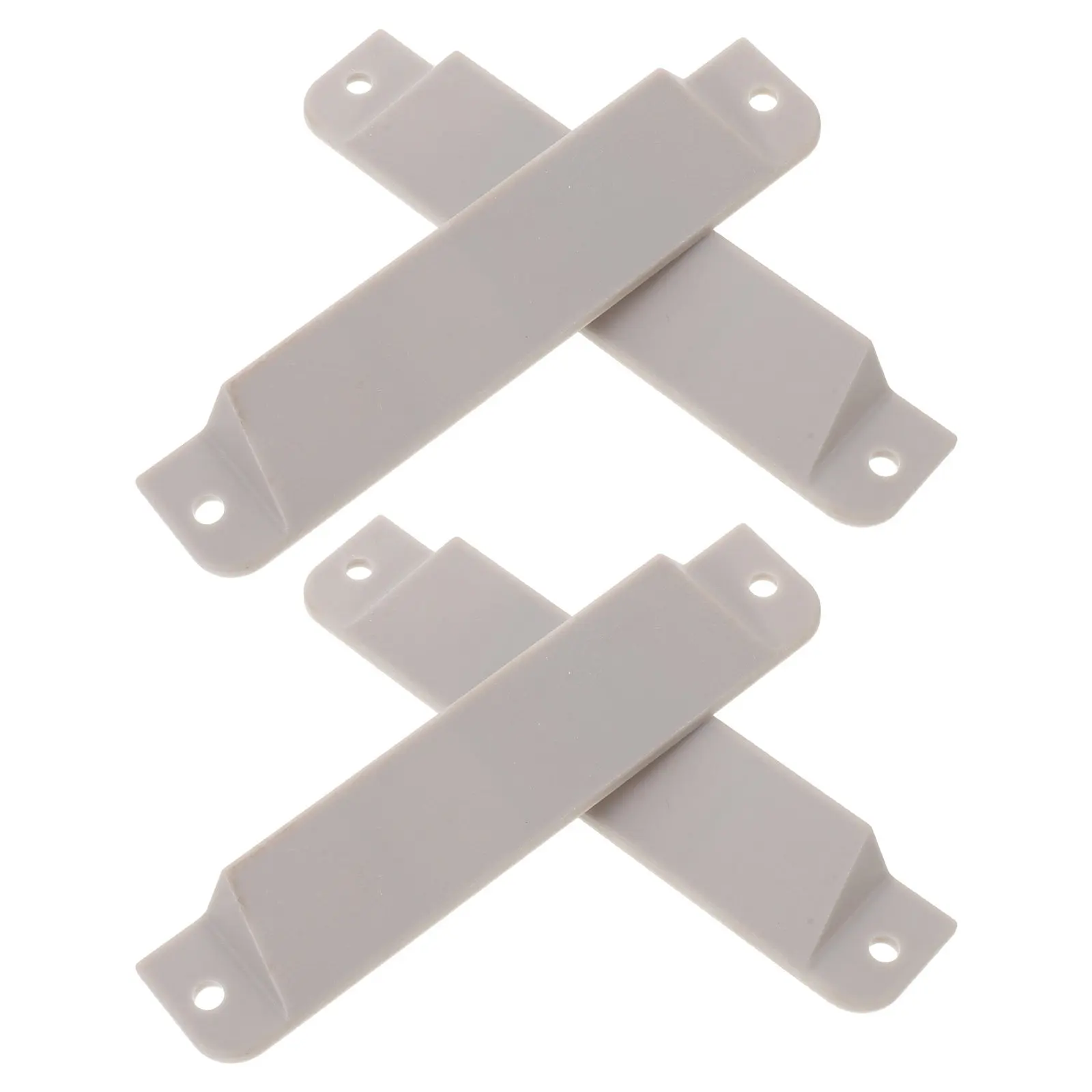 

4Pcs E-Track Rail End Cap Plastic Tie-Down System Replacement Truck Bed Cargo Divider Protective Cover Heavy Duty 5.16x0.98inch