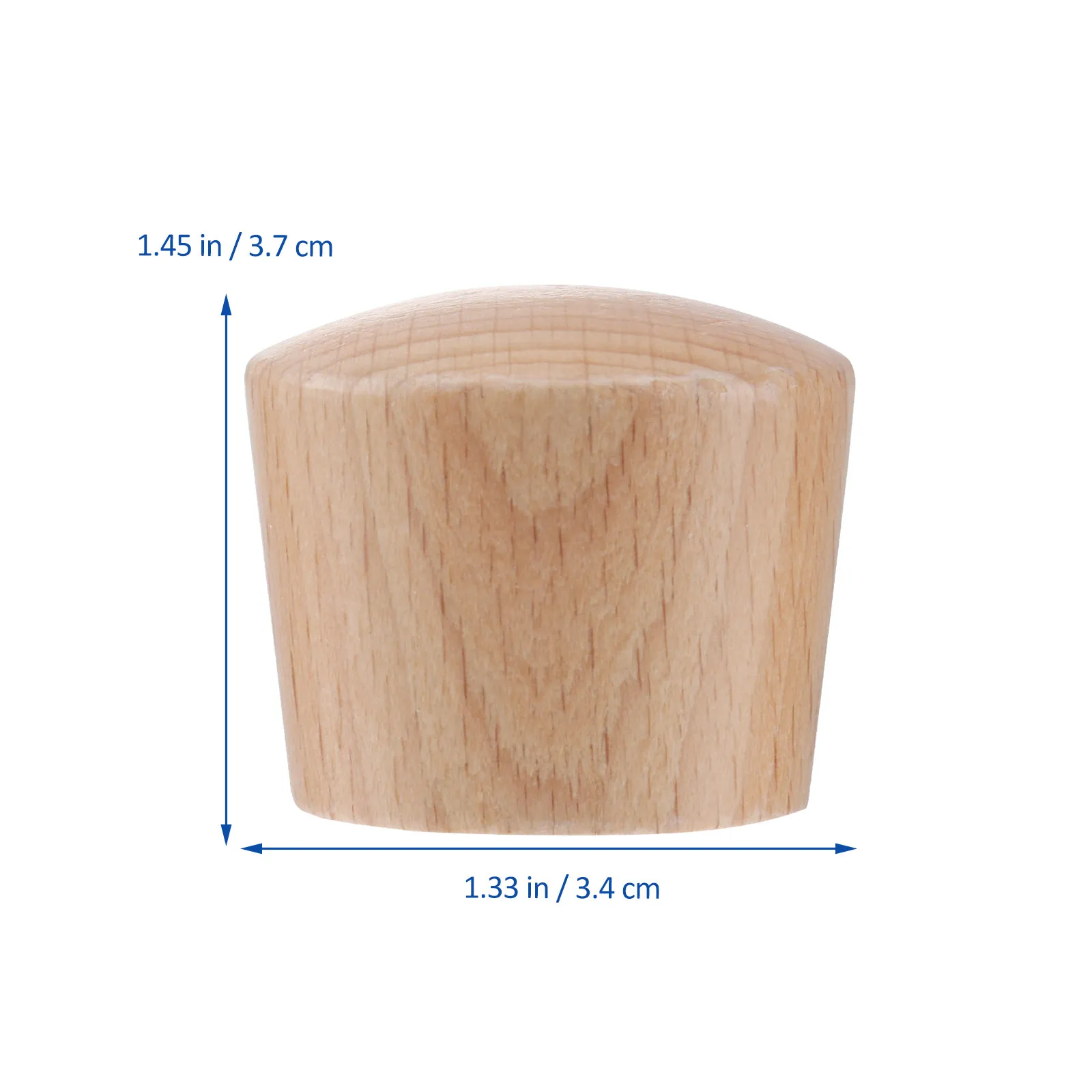 4Pcs Premium Wooden Pot Lid Handles Replacement Knobs for Cookware High Temp Resistant Insulating Sturdy Easy Install Kitchen
