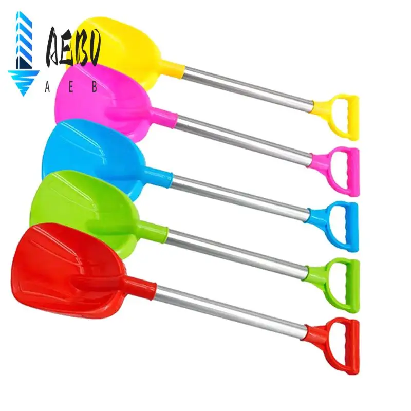 

AEB0-5PCS Kids Snow Shovel Toys For Winter Square Small Digging Shovels With Plastic Scoop For Beach Driveway Car Garden