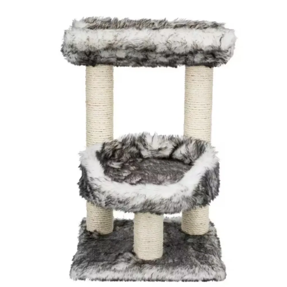 

Isaba Scratching Post,Cat Tree-Cat Tower Multi-Level Interactive Small Cat Tree Tower with Scratching Post for Climbing