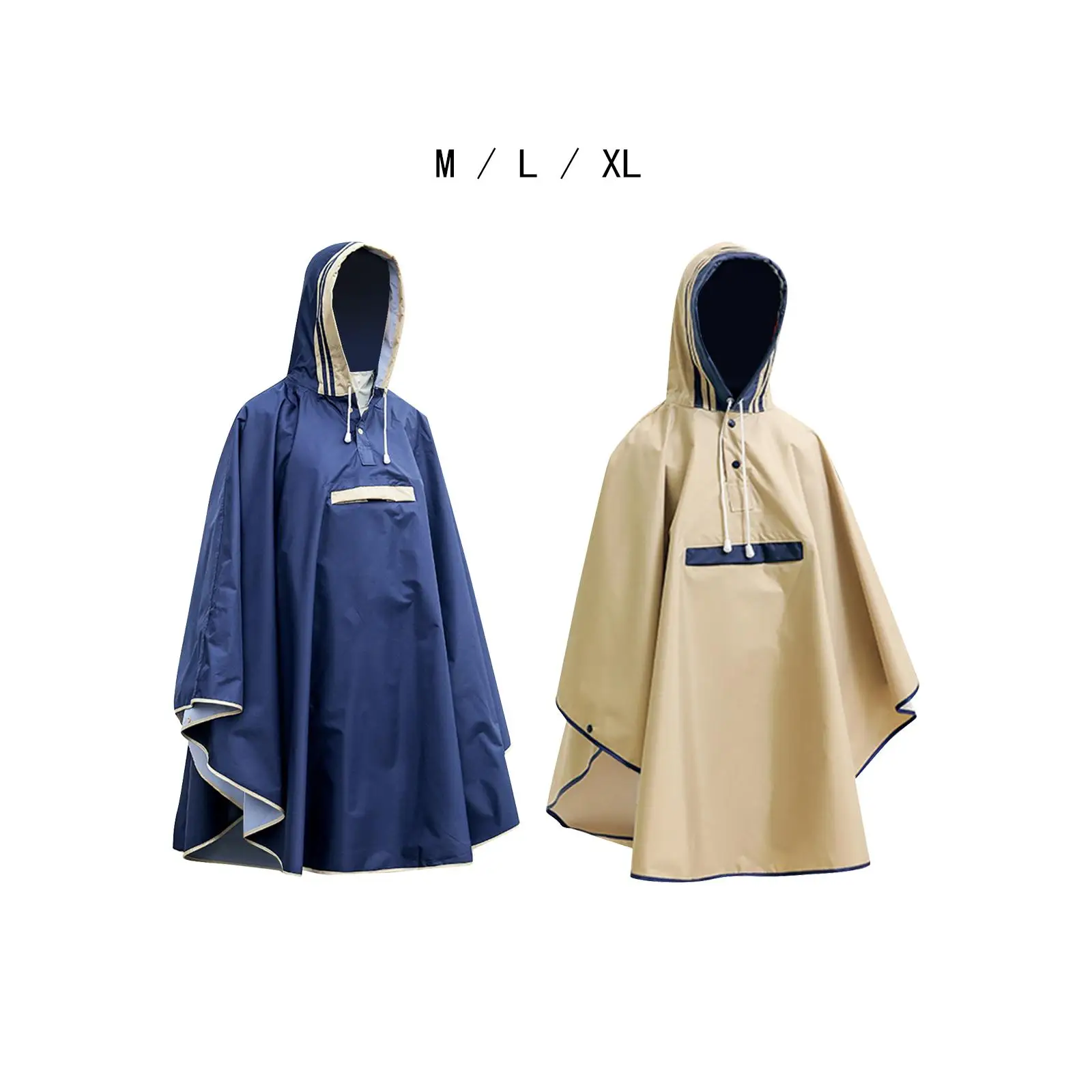 

Adults Rain Poncho Waterproof Rain Wear Raincoat for Men Women Backpacking