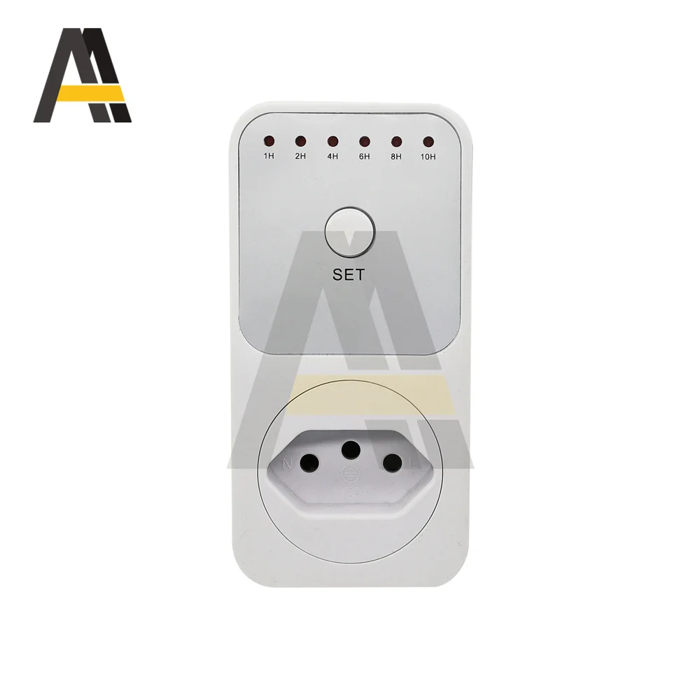 Timer Switch Socket US EU UK AU 10Hr Countdown Plug Intelligent Time Setting Control Socket Electricity Power Metering Socket