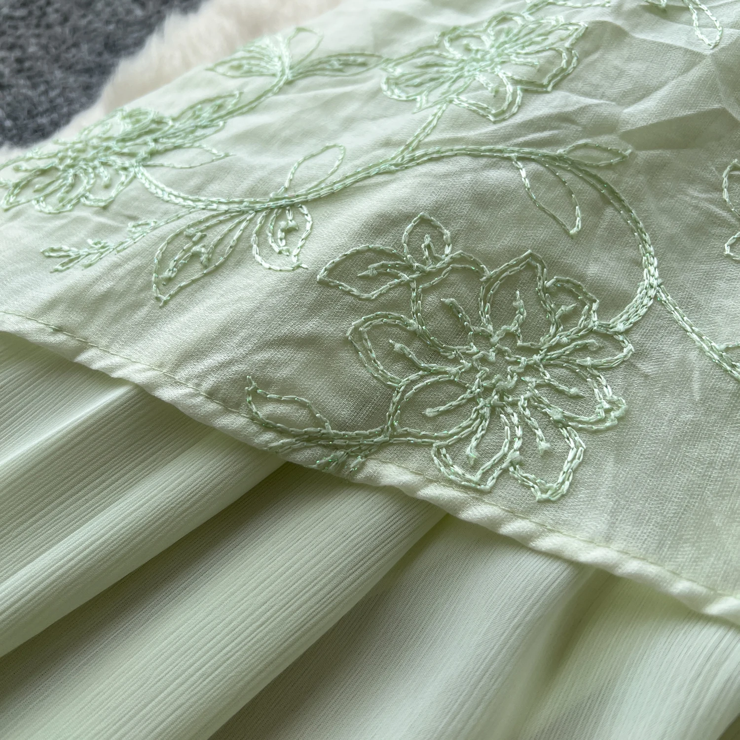 Chic jacquard asimmetrico vintage Elegante fata moda coreana Boho Prendisole abbigliamento donna Abito lungo