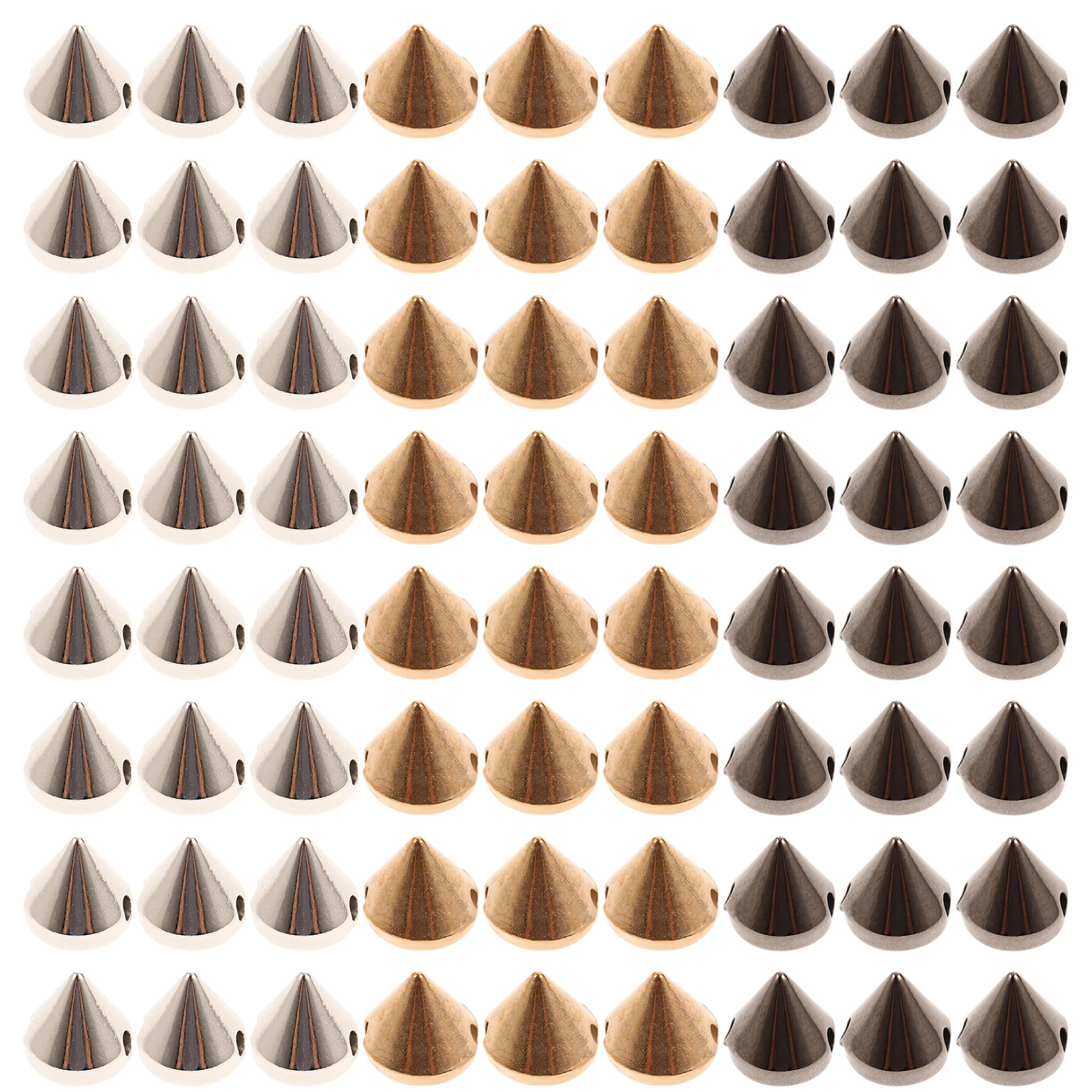 

Plastic Rivets Durable Anticorrosive Spikes for Clothing Bags Jackets Crafts DIY Punk Style Decorative Embellishments