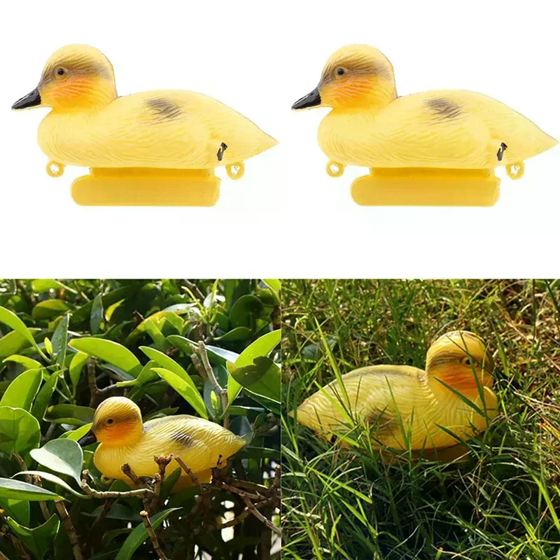 Floating Duck Ducklings Pond Statue Ornament Plastic Duck Decoy Floating Decorative Animal Sculptures Outdoors