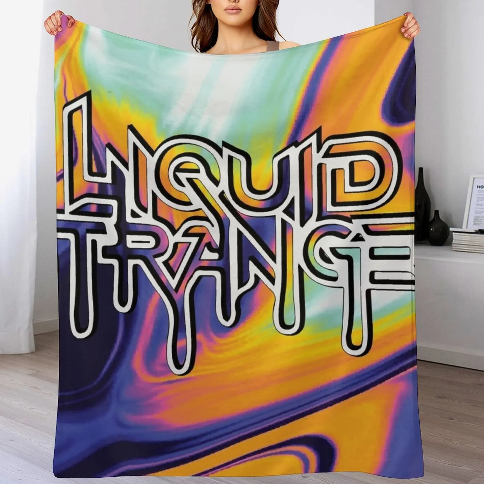 

Liquid Stranger Throw Blanket Bed covers Heavy Luxury St Quilt Blankets