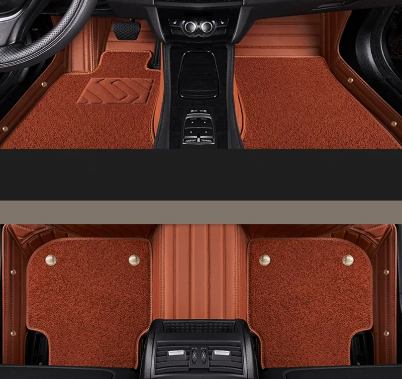 Custom special car floor mats for Porsche 911 992 4 seats 2026-2019 Best quality rugs waterproof double layers carpets