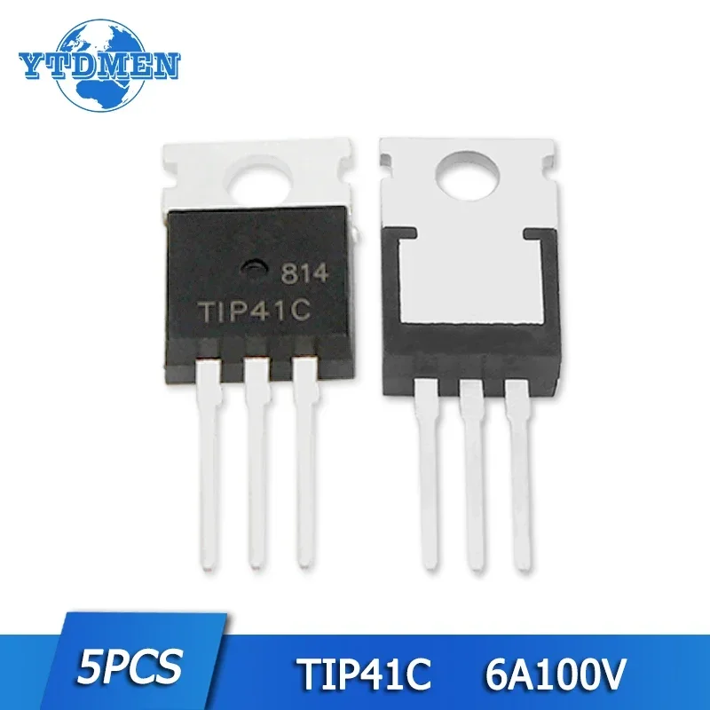 5PCS Transistor TO-220 TIP41C TIP42C 100V 6A NPN Transistors Kit