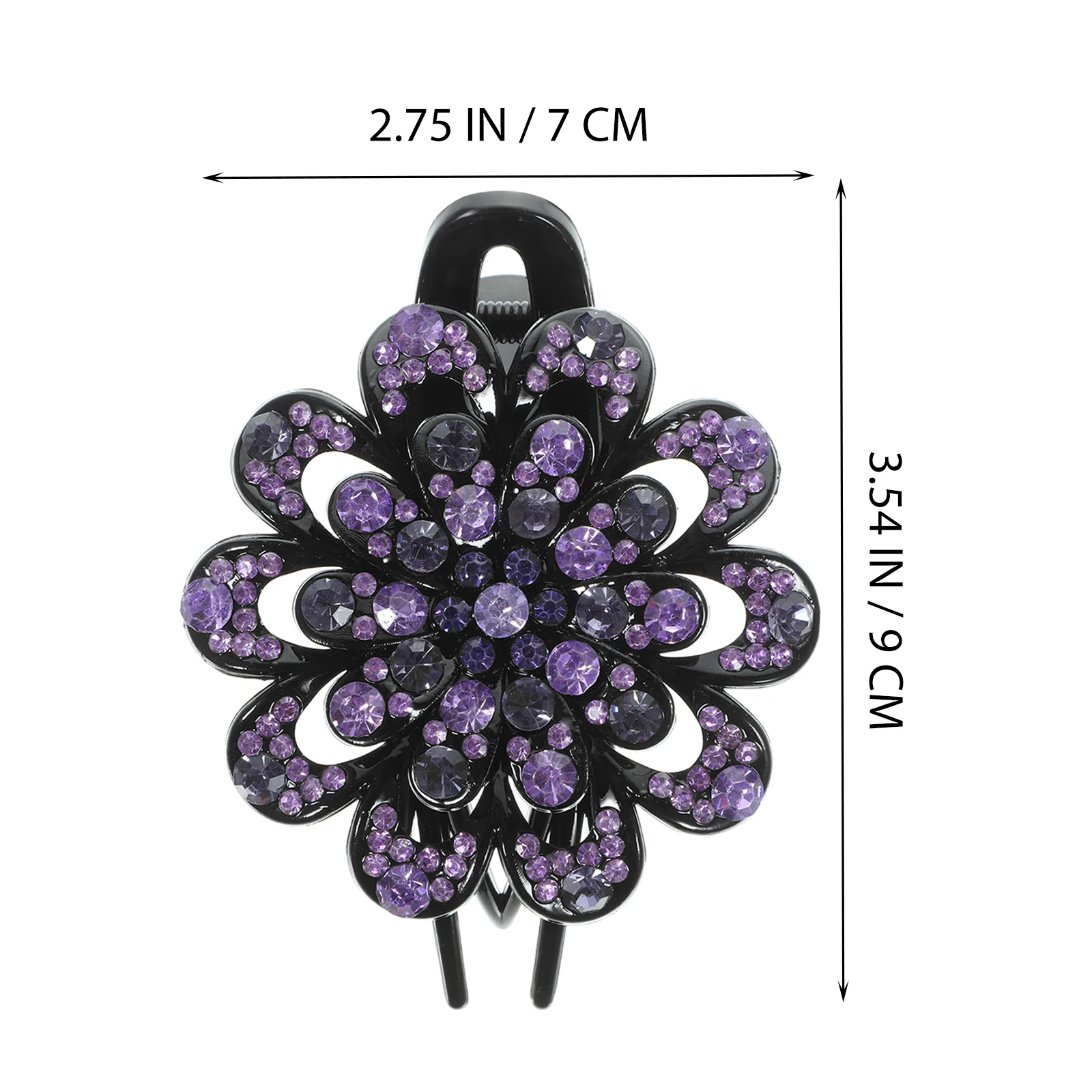 

3pcs Duck Bill Clips Flat Claw Clips For Thick French Style Hair Barrettes Women'S Hair Accessories Decorative Clip Styling Tool