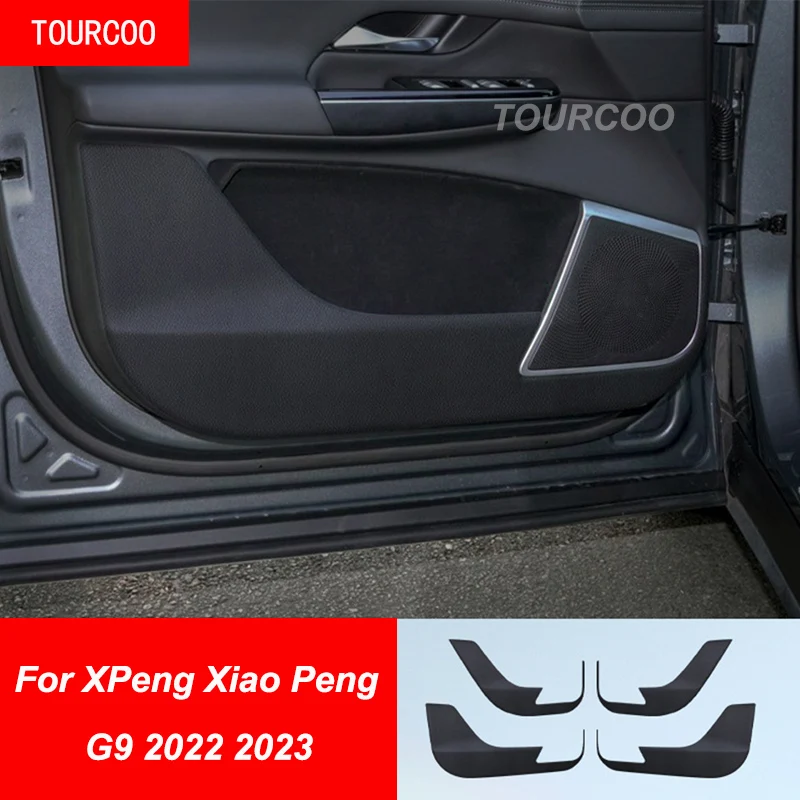 

For XPeng Xiao Peng G9 2022 2023 Car Door Anti Kick Protection Pad Panel Auto Doors Anti-Dirty Trim Accessories