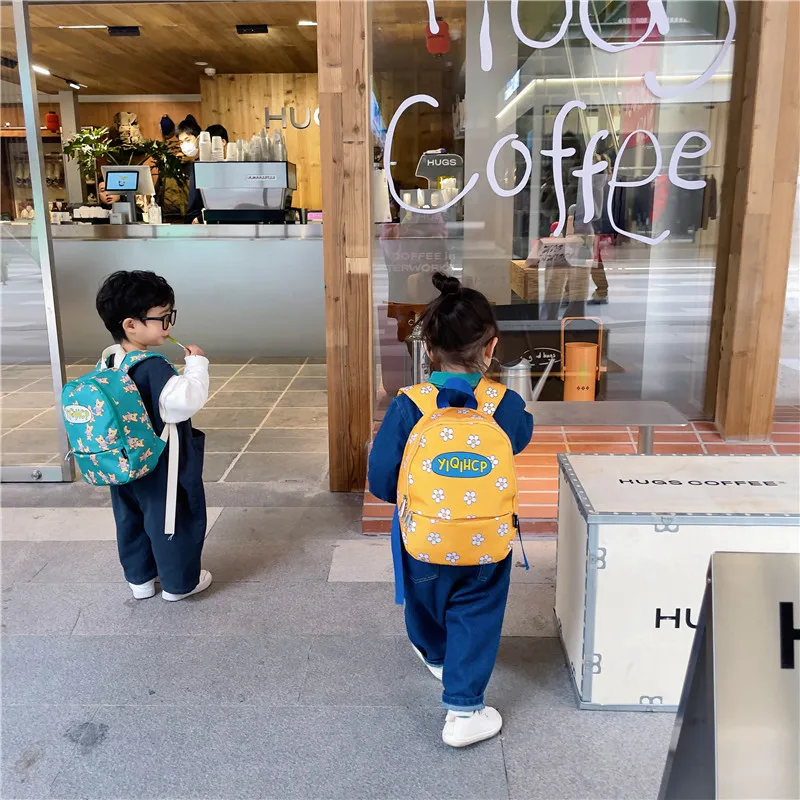 Sac à dos en toile à la mode pour enfants, sacs à dos pour tout-petits, sacs pour mère et fille, sac d'école mignon, garçon