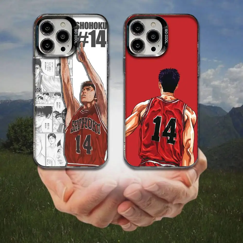 

Mitsui S-Slam D-Dunk Phone Case For iPhone 16,15,14,13,12,11,8,7,Pro,Max,Plus,Mini,XS,SE Anti Fall Black Matte Hard