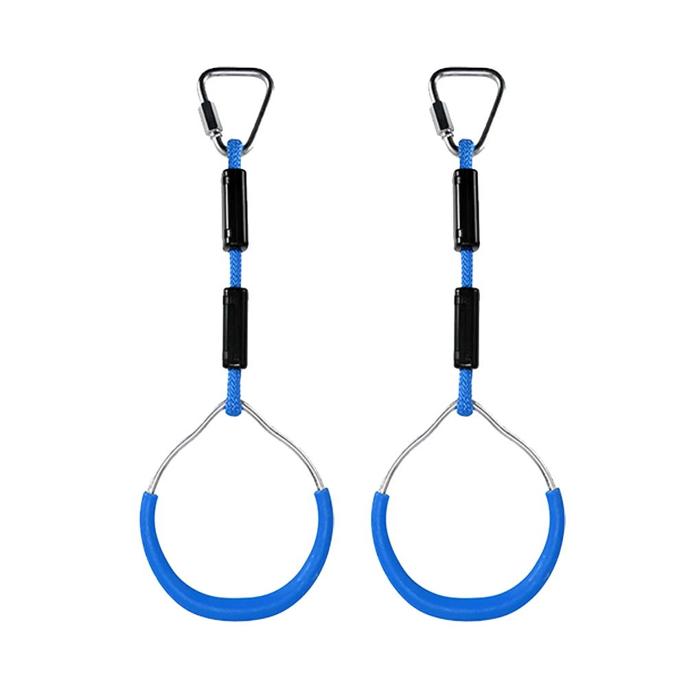 

2pcs Colorful Climbing Ring Rings Kids Climbing Workout Fitness Obstacle Toys Outdoor Swing Home Play Equipment