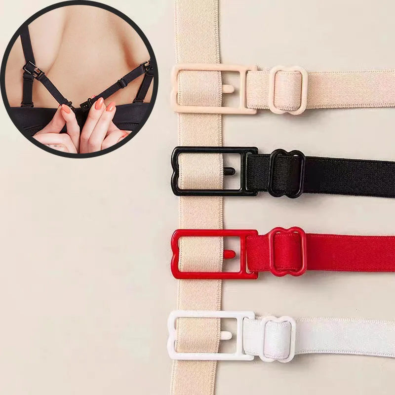 6 Pieces Bra Strap Clips Elastic Adjustable Non-Slip Strap Holder Conceal Straps - Conceal Straps - Cleavage Control